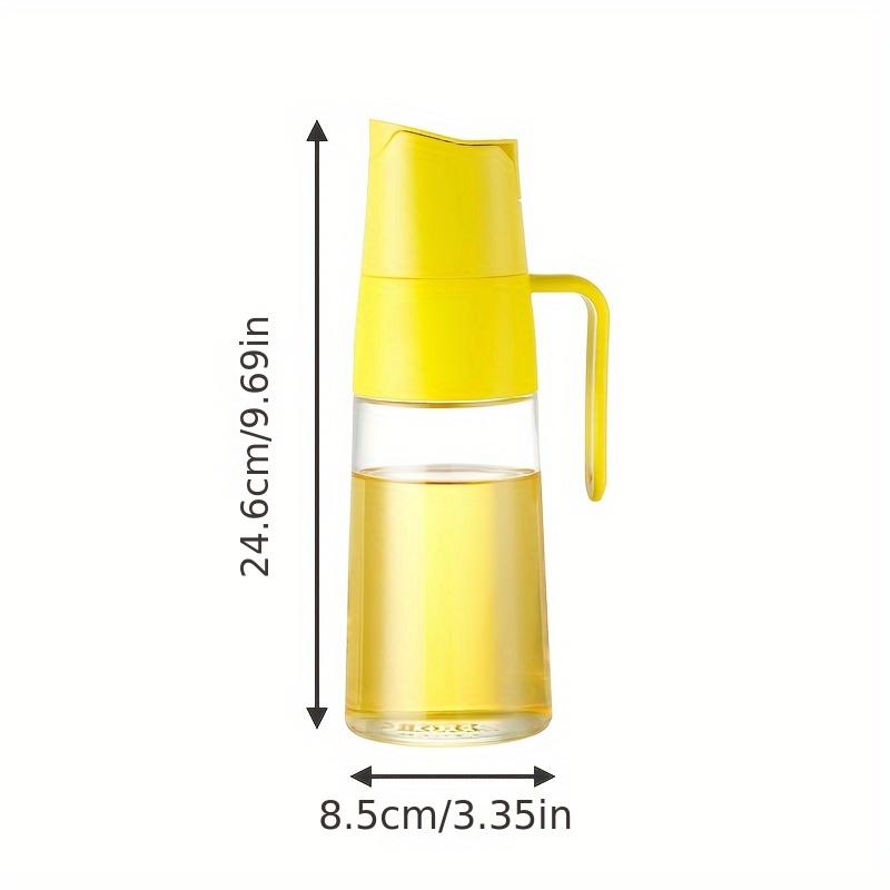1 Pc Leak-proof Glass Oil Bottle Automatic Opening Closing for Soy Sauce Vinegar Seasoning Kitchen Essential Oil Can140