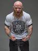 White Raglan T-shirt with Print