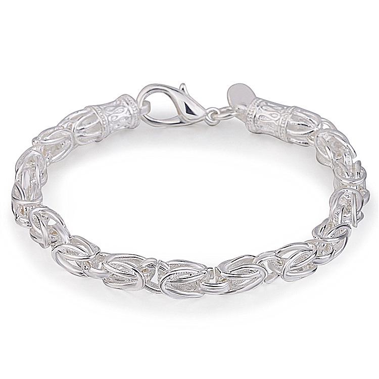 Brățară Fashion Cap de Dragon Placată cu Argint