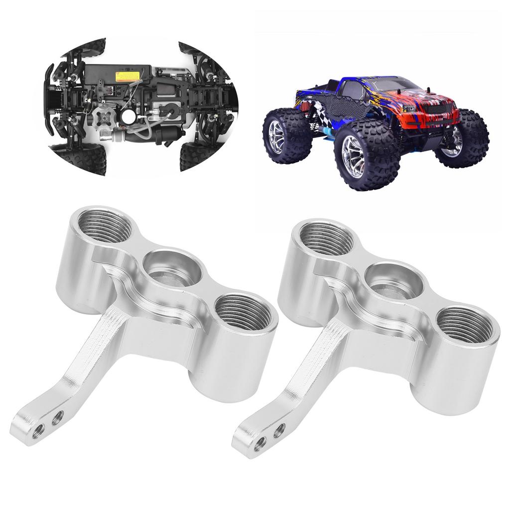 Aluminum Alloy Front Steering Knuckle 122011(02165) Fit for HSP 1 10 RC Car 94122 94188Silver