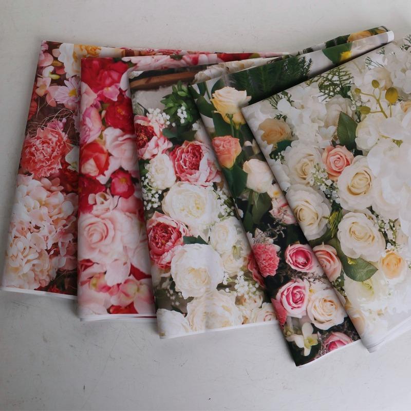 Temă florală Fundal pentru fotografie cu flori Studio Recuzită foto Fundal pentru petrecerea de nuntă