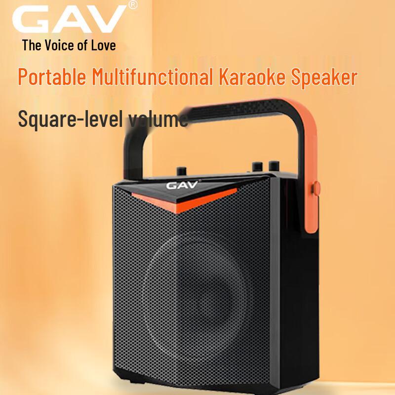 GAV K1 6.5-inch Portable Bluetooth Karaoke Speaker