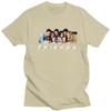 Custom TV Show Friends T Shirts for Men Pure Cotton Tees Tshirts Short Sleeve Fashion Tshirt Clothes