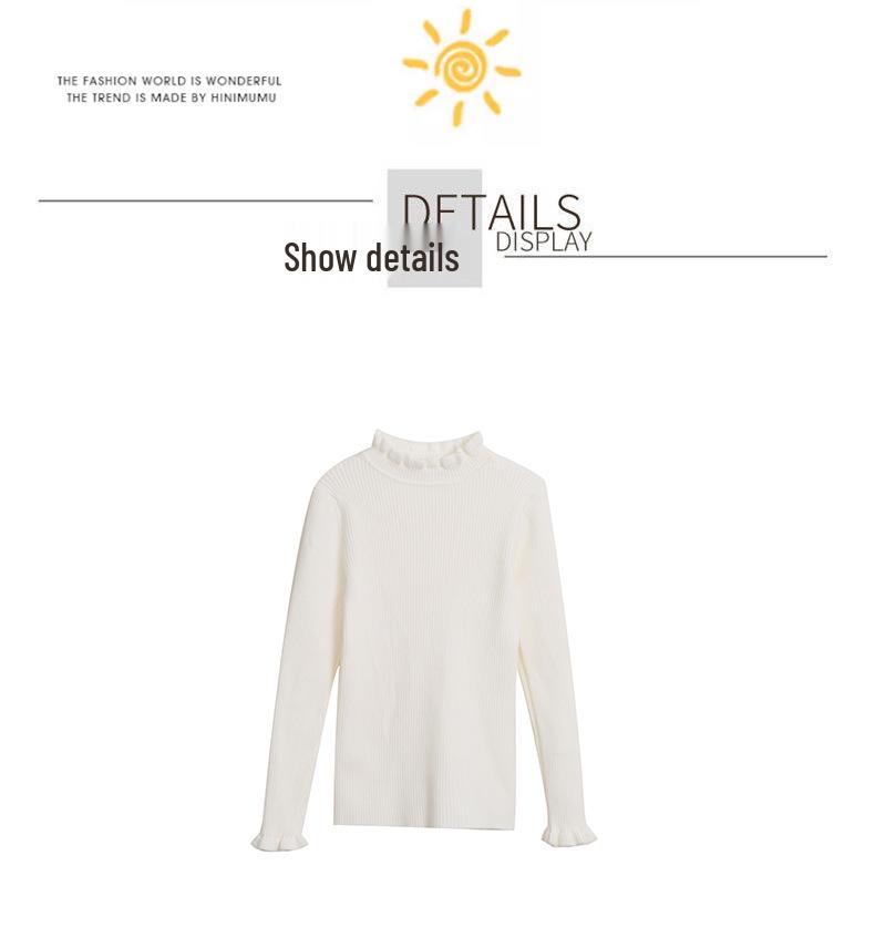 2025 Girls' Spring Autumn Stylish Three-Piece Set: Sweater and Skirt