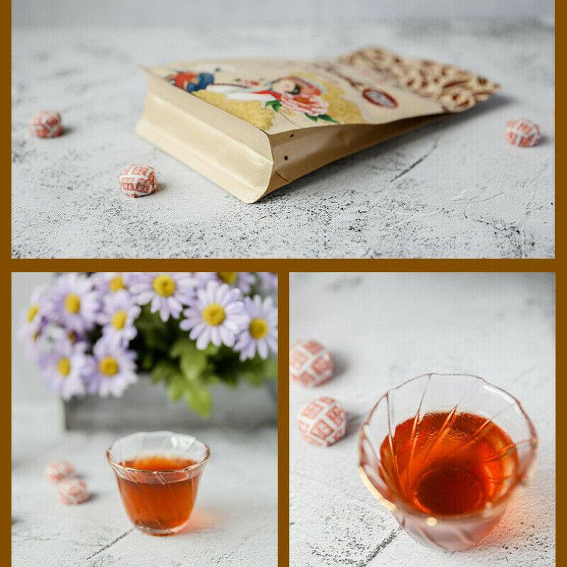 XIAGUAN Značka Wei Tuo Pu-erh Tea Mini Tuo Cha 200g Zralý Puer Tea Shu Tuocha