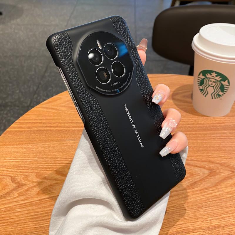 Huawei Mate70 Pro & Honor Magic6 Pro Leather Phone Case - Porsche Design, Compatible with Second Change 40Rs