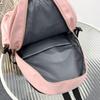 Three-Piece Backpack Set Color Contrast Large Capacity Student Schoolbag Women Backpack with Pen Bag