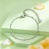Minimalist Beads Chain Bracelet for Women Thin Stainless Steel O-Chain Bracelets Fashion Wrist Jewelry Gift