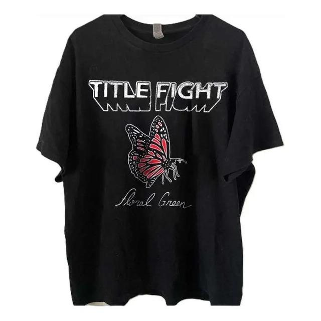 Camiseta Title Fight Indie Rock Camiseta Estampada De Band XXL