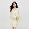 Embroidered Lace A-line Dress