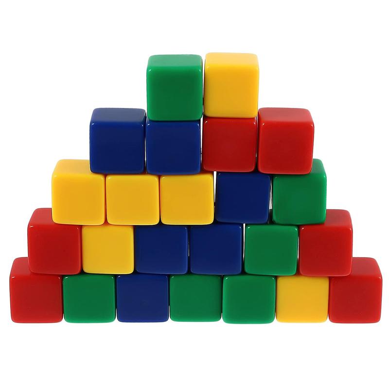 20 Stück Leere Würfel 16MM Zählwürfel Mathe-Lernmittel Lernmaterialien für Kinder Lernspielzeug Juegos Didácticos Para Niños