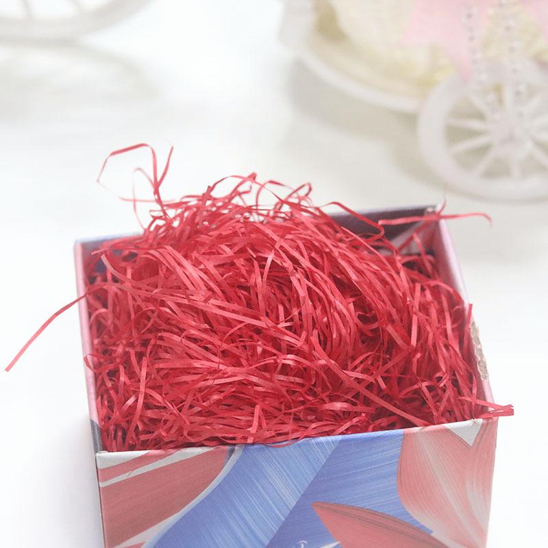 

Crimson Raffia Filler: Western Candy Box Accessories & New Year Gift Decor
