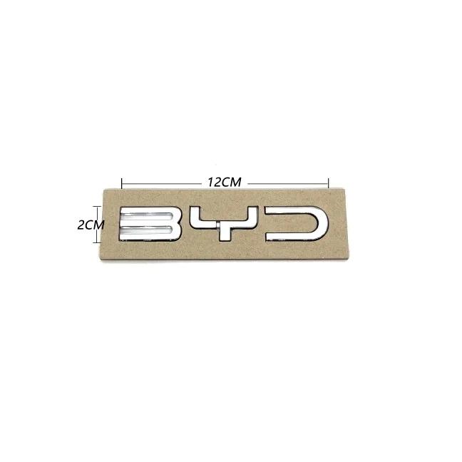 3D ABS For BYD Build Your Dreams Car Trunk Logo Badge Emblem Decals Sticker Dolphin Seal Han Tang EV Song Yuan Plus Atto 3 Qin