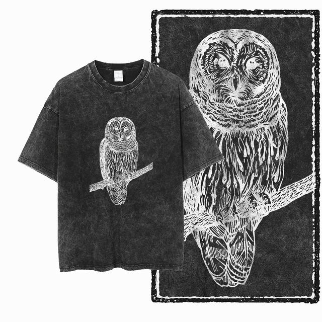 THE COOLMIND Acid Washed Cotton T-Shirt S