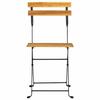 Maison Exclusive - Chaises de bistrot pliantes, lot de 4, en bois d'acacia massif