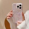 Graffiti Art Ins Back Shell For Iphone 13 12 Promax 14 Pro Max 11 Cute Tulips Flower Relif Cartoon Phone Case Back Fundas