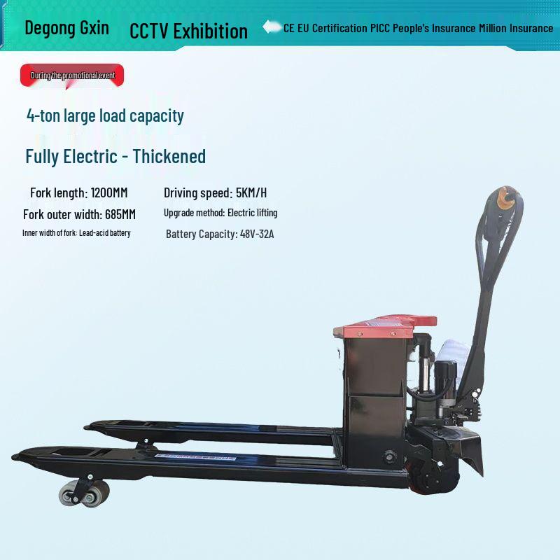 All-Terrain Electric Forklift for Warehouse and Construction Pallet Handling