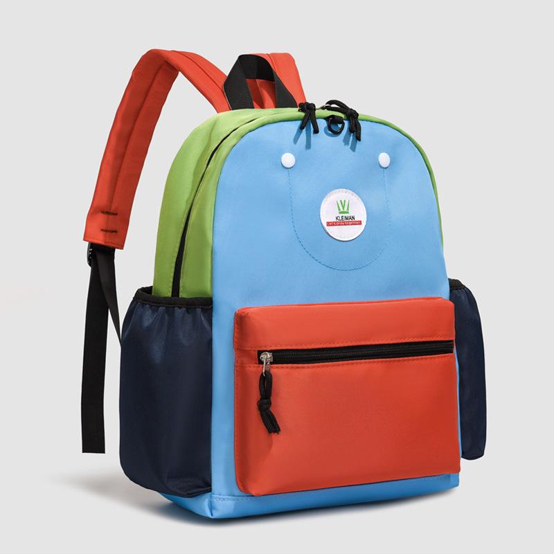 Schoolbag Korean style schoolbag dopamine contrasting color design girl backpack ins wind student high school backpack female