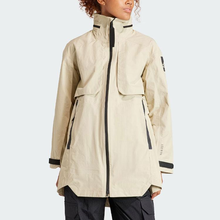Adidas Myshelter Rain.Rdy Parka Dámská bunda Hnědá IR6159