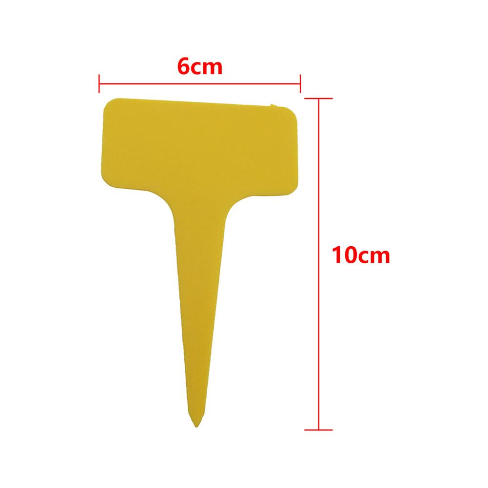 20/100Pcs Garden Plant Labels T-Type Flower Tags Plastic Nursery Seedling Tray Signs Waterproof Bonsai Varieties Tagging Markers