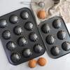 Cake Mold 6/12 Cavity Food Grade Seashell Shape Non-stick DIY Carbon Steel Muffin Cupcake Pan Bakeware Kitchen Supplies