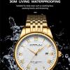CRRJU Watch 5010 New Steel Strap Men's Watch Simple Fashion Calendar