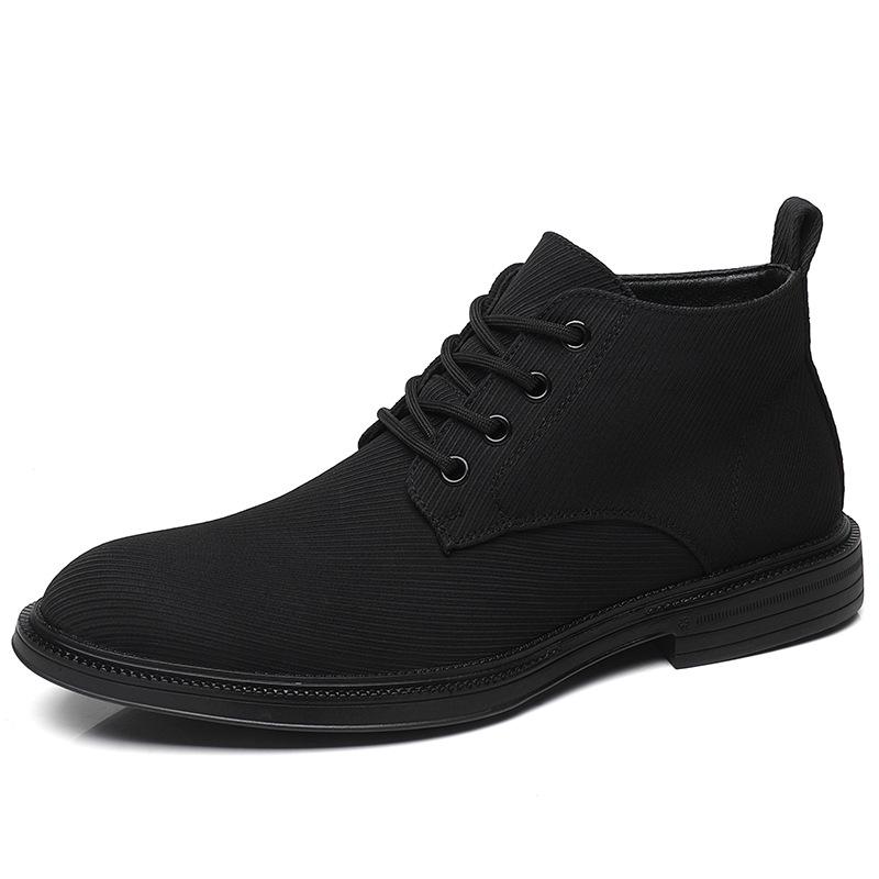 Men s High-Top Breathable Boots: British & Korean Style Casual Trendy Footwear 43