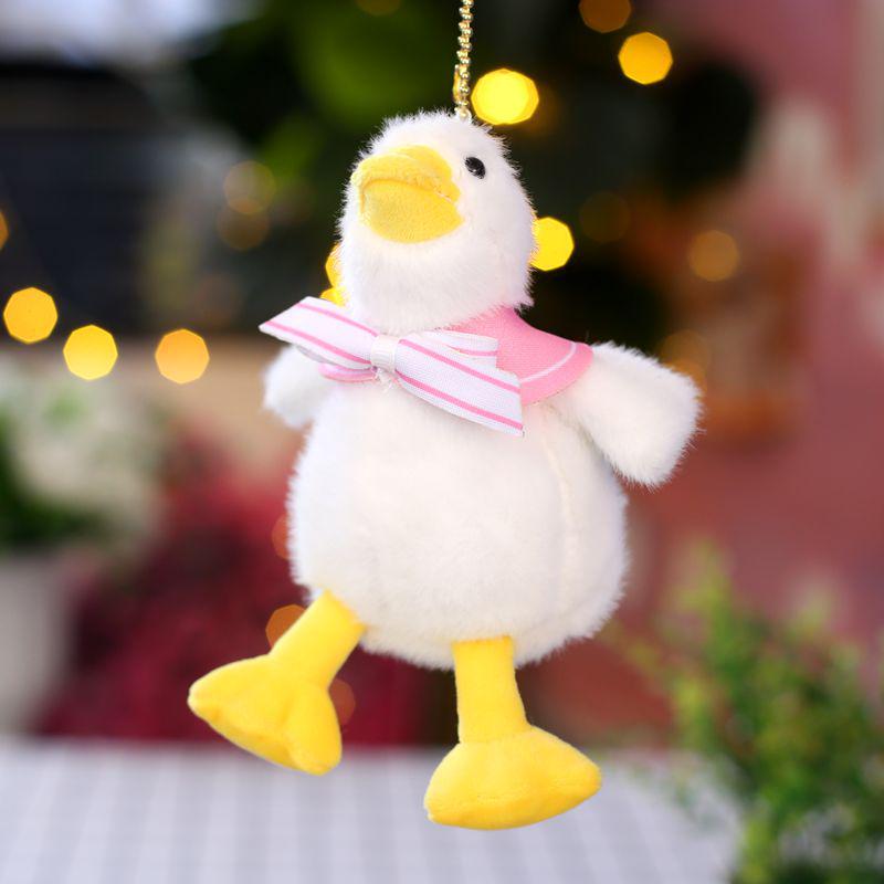 Creative Cartoon Annoyed Duck Plush Toy Pendant - Little Duck Bag Charm