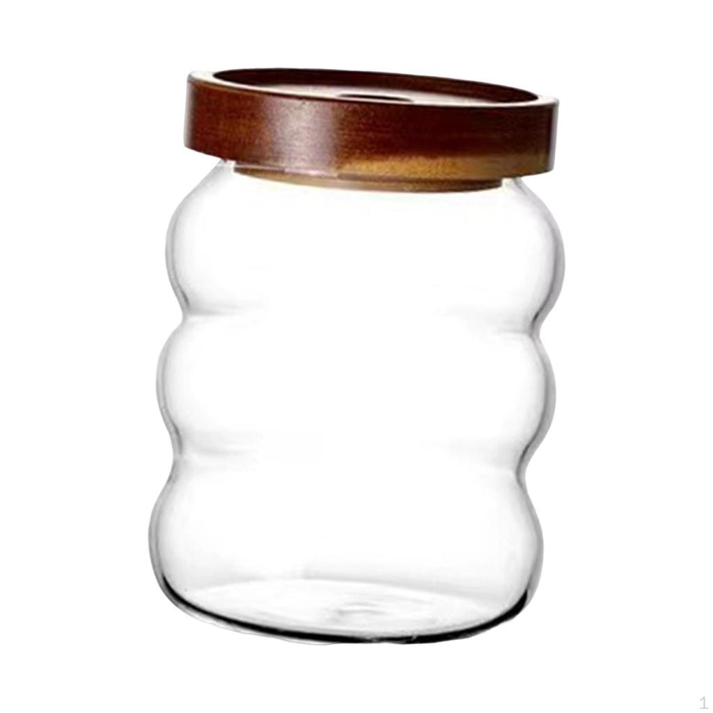 Elegant Glass Food Storage Container Set for Pantry Organization