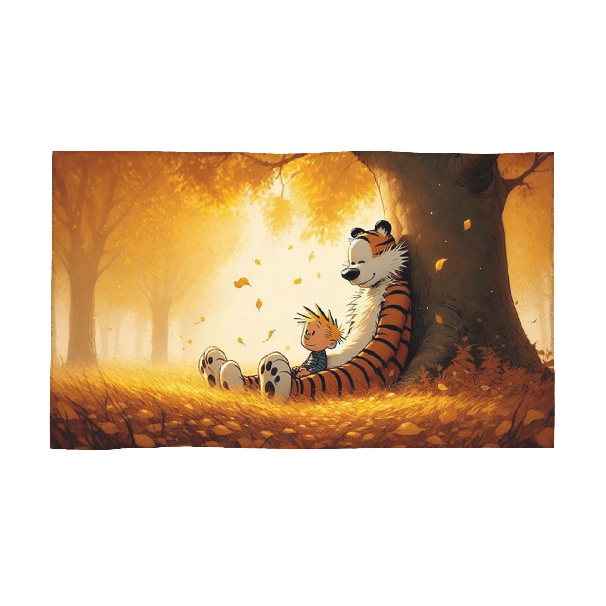 

Calvin Hobbes Classic Soft Face Towel Quick Dry Pool Bath Cotton Towels Absorbent W40*H60(CM)