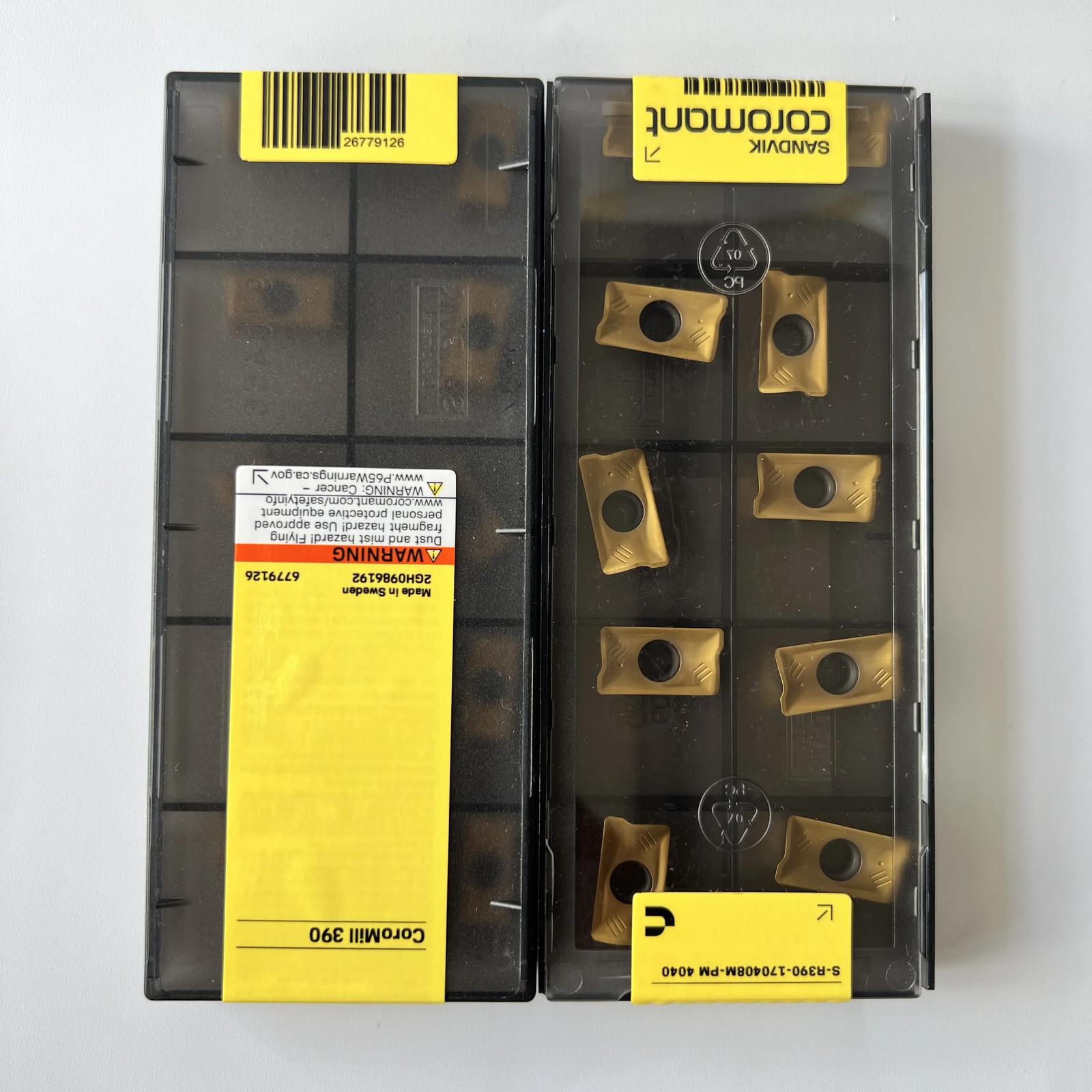 

SANDVIK / S-R390-170408M-PM 4040 / Industrial indexable Carbide Inserts 10 Pcs