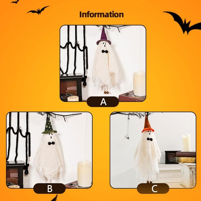 Geist Halloween Windspiele Anhänger Dekorationen Türhänger Ornament Anhänger Halloween Party Zubehör
