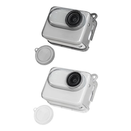 Action Camera Protective Case for Insta360 GO 3S Waterproof Shockproof Sports Camera Protector Clear