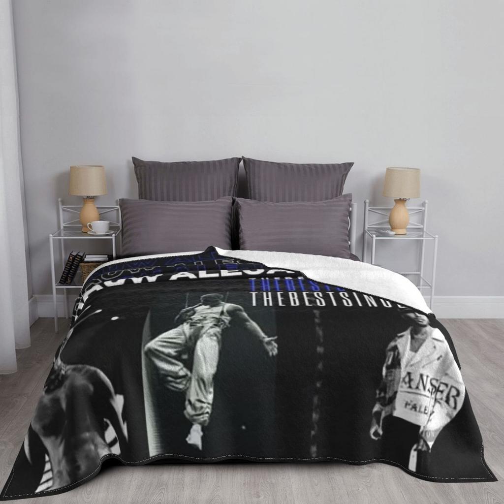 Rauw Alejandro Blankets Soft Warm Flannel Throw Blanket Bedding for Bed Living Room Picnic Travel Home Sofa