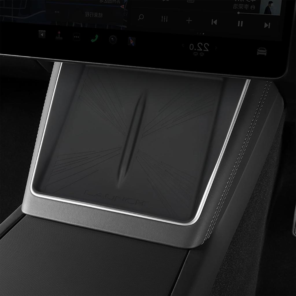 2025 For Tesla Model Y Juniper Center Console Silicone Mat Designed Refresh,Non-Slip Design For Tesla Model 3 Highland 2024-2026