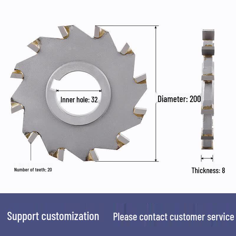 

Jun Ding Ying Three-Face Carbide Disc Milling Cutter