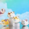 Creative Cat Statue Resin Miniatures Figurine Crafts Cat Swinging Ornament  Living Room