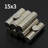 N35 Runder Neodym-Magnet Kleiner Starker Permanentmagnet Für DIY Basteln Modellbau Befestigung von Hardware Heimdekoration 15x2 15x5mm