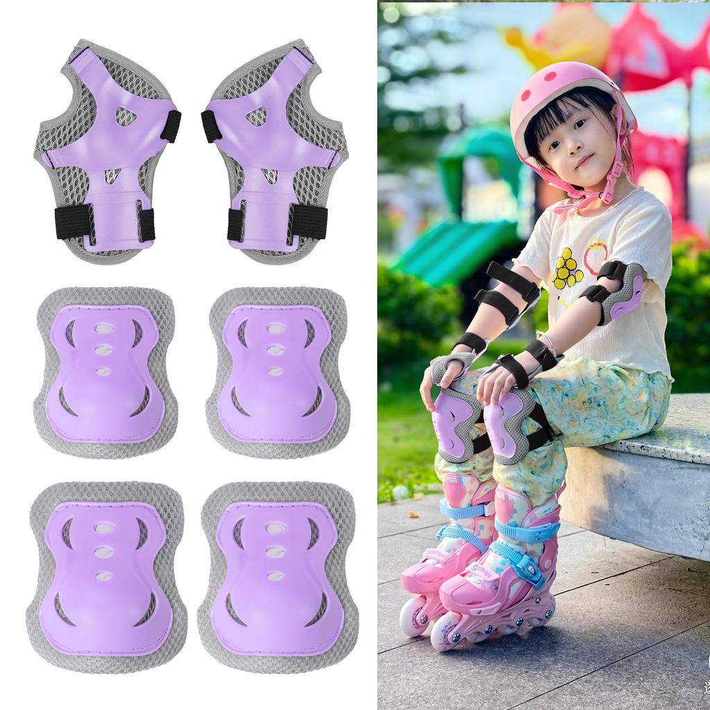 LittleSo Protector for for Ages Roller Kids Storage Bag Included Kids, 6-Piece Set, Children, 3-12, Bicycle, Skateboard, Skate, Bike, Protector,