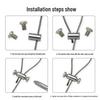 Stainless Steel Safety Cable for Hanging and Securing Signs or Lighting