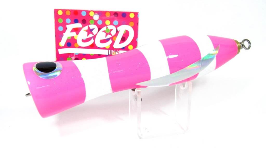 

Feed Lures Pin 100 Hand Made Wood Popper Floating Lure 100 grams 41 (0041)