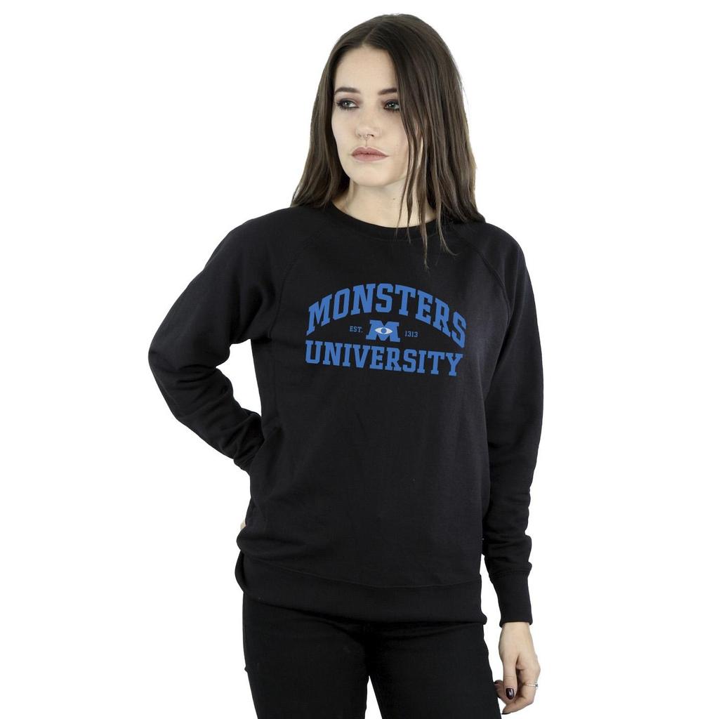 Disney Womens/Ladies Monsters University Logo Sweatshirt