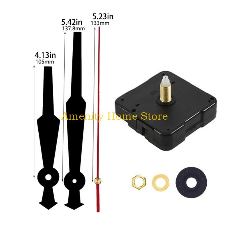 F26C for 16'' Quartz Clock Movement ThreadKit Silent Wall Clock DIY Mechanism Clock Movement for 35-40cm Panel HomeClock