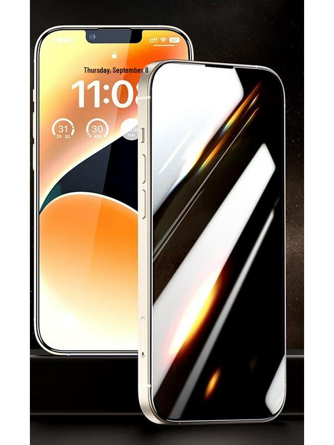 Ugreen iPhone 13/14 Anti-Peep Tempered Glass Screen Protector (2-Pack)