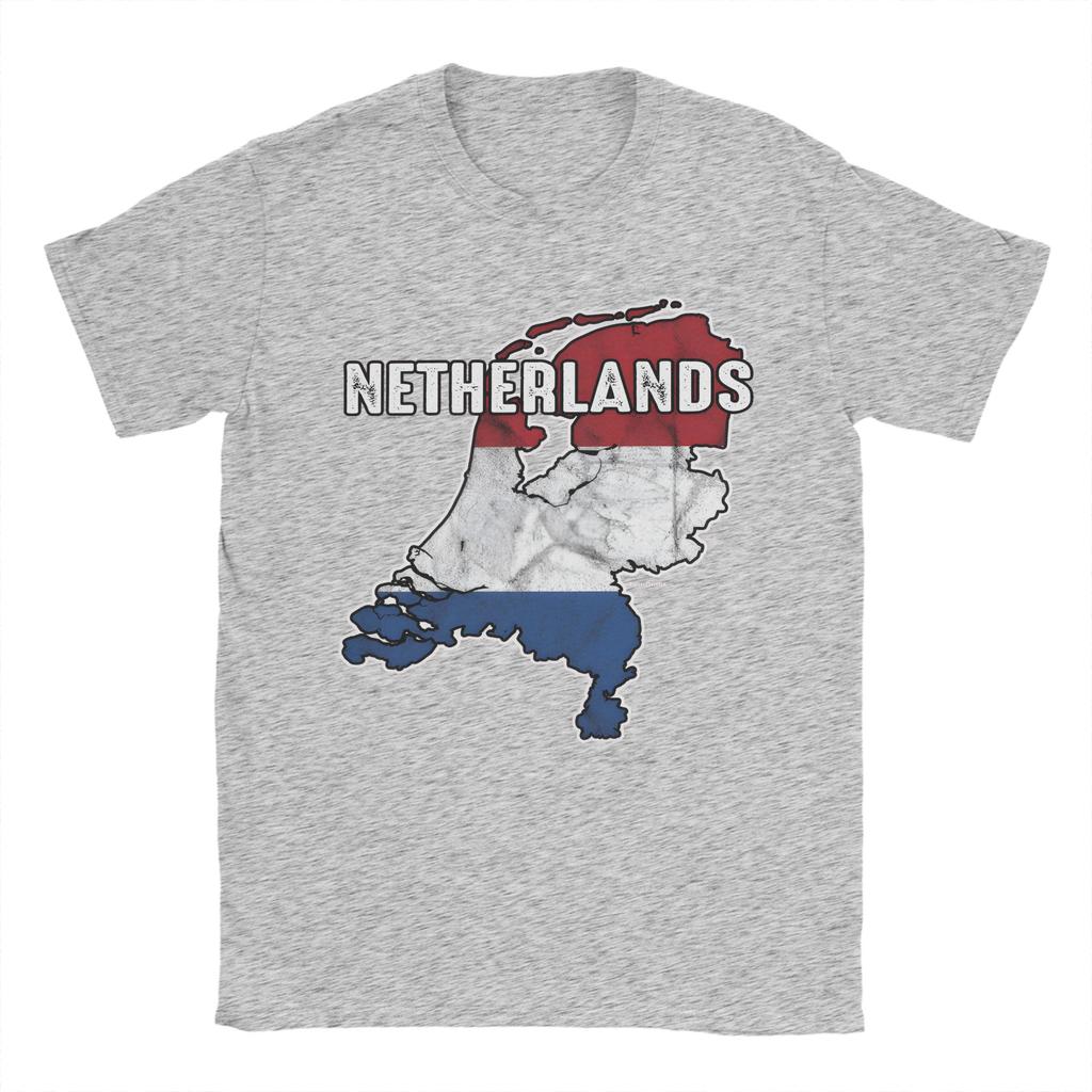 Amsterdam Flag Cotton T Shirt For Unisex Summer Vintage T Shirts Hip Hop Tee Shirt Oversized Hot Sale Clothing