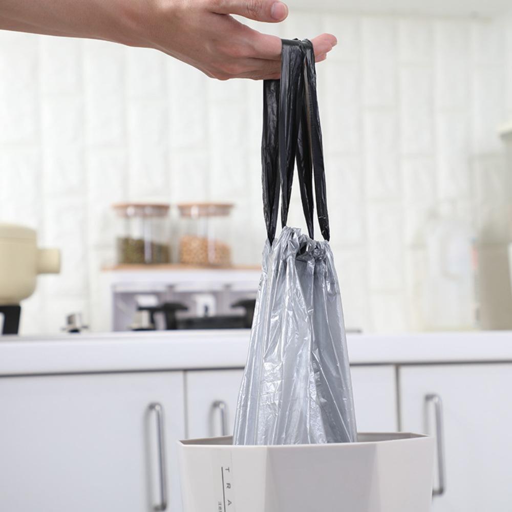 4Rolls Odor-Control Garbage Bags Disposable Wastebasket Bags Portable Kitchen Bags  Bathroom