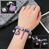 Bestselling Cartoon Anime K-POP Demon Hunter Group Bracelet, Fashion DIY Beaded Alloy Enamel Anime Peripheral Jewelry