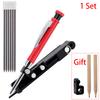 Multi-function Scribing Tool Set- Construction Pencil For DIY Woodworking, Deep Hole Woodworking Pencil, Scriber Line Maker Tool