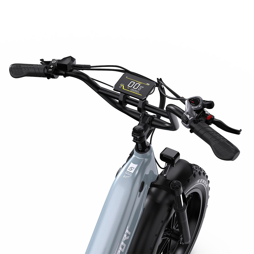 ONESPORT OT08 Elektrofahrrad 20" Fat Tire Hydraulische Bremse 500W Motor E-Bike Für Erwachsene 48V 18AH LCD Display Maximale Reichweite 80KM Maximale Zuladung 150Kg