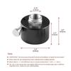 Stainless Steel Steering Wheel Quick Release 3/4 Axis Modified Steering Wheel  Car Modification